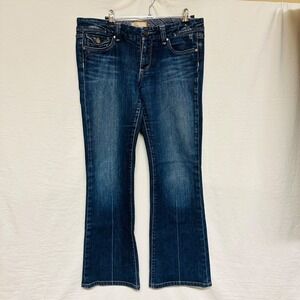 PAIGE PREMIUM DENIM PICO LOW RISE BOOTCUT Womens Dark Wash Jeans sz 30 MRSP $200
